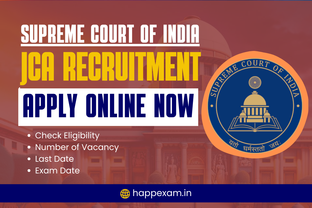 Supreme Court JCA Recruitment 2024 Notification